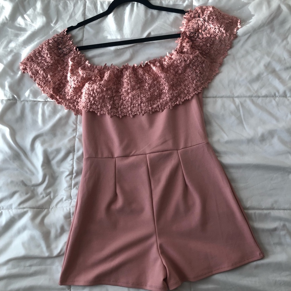 Off the Shoulder Romper